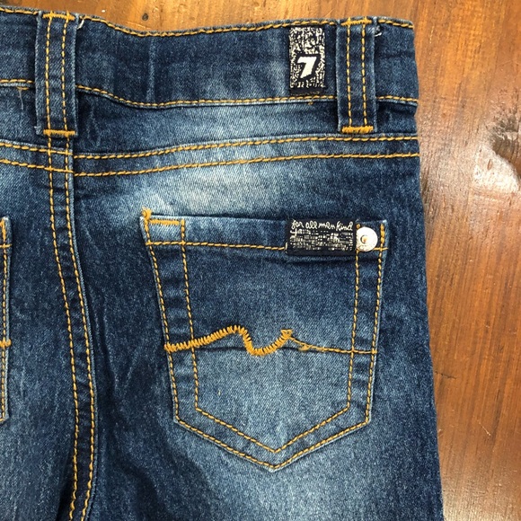 7 For All Mankind Toddler Skinny Jeans 3T - Picture 3 of 7